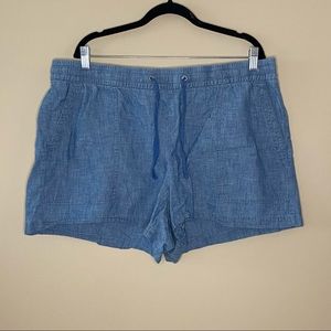 GAP chambray denim cotton shorts